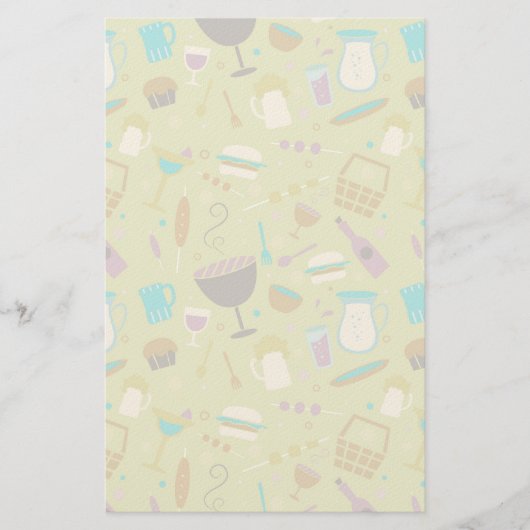 Papeterie Motif barbecue (Devant)