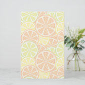 Papeterie Motif Citrus 2 (Debout devant)