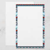 Papeterie Motif coloré (Devant / Derrière)