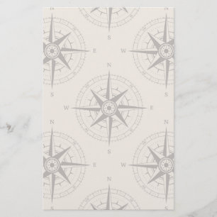 Papeterie Motif Compass de navigation