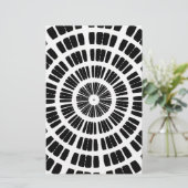 Papeterie motif concentrique abstrait (Debout devant)