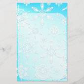 Papeterie Motif Crystal Snowflakes (Devant)