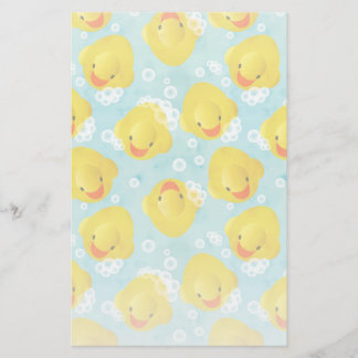 Papeterie Motif de bain canards en caoutchouc