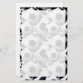 Papeterie Motif de balle de football (Devant / Derrière)