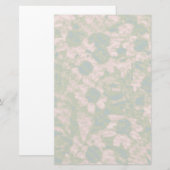 Papeterie Motif de camouflage de fleur (Devant / Derrière)