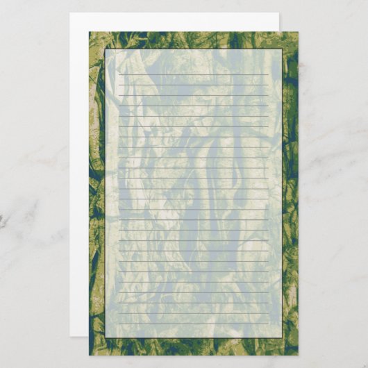 Papeterie Motif de camouflage d'écorce d'arbre (Devant / Derrière)