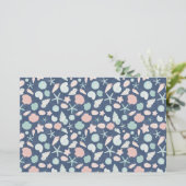 Papeterie motif de coquillages (Debout devant)