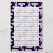 Papeterie Motif de dessin bleu pourpre Casquette de la sorci (Devant)