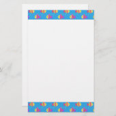 Papeterie Motif de dessin de poisson de natation (Devant / Derrière)