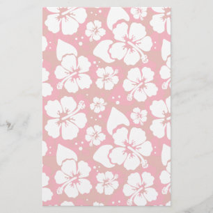 Papeterie Motif de fleurs de ketmie