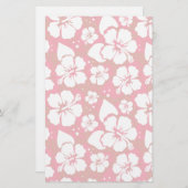 Papeterie Motif de fleurs de ketmie (Devant / Derrière)