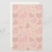 Papeterie Motif de la fête des mères (Devant / Derrière)