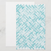 Papeterie Motif de métaball bleu (Devant / Derrière)