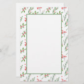 Papeterie Motif de Noël mixte (Devant / Derrière)