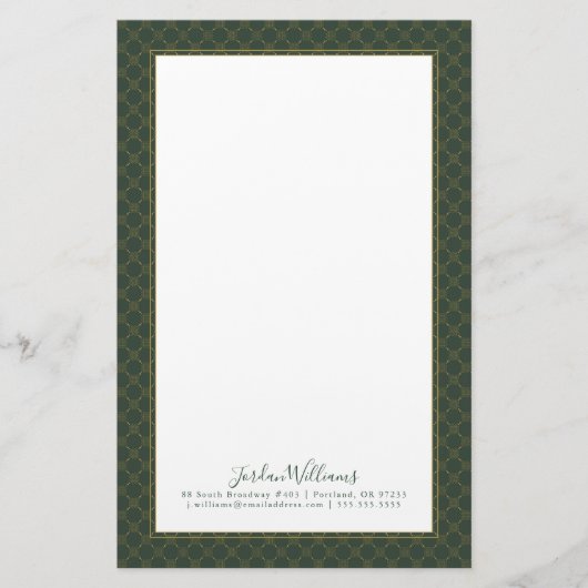 Papeterie Motif de noeud celtique (Devant)