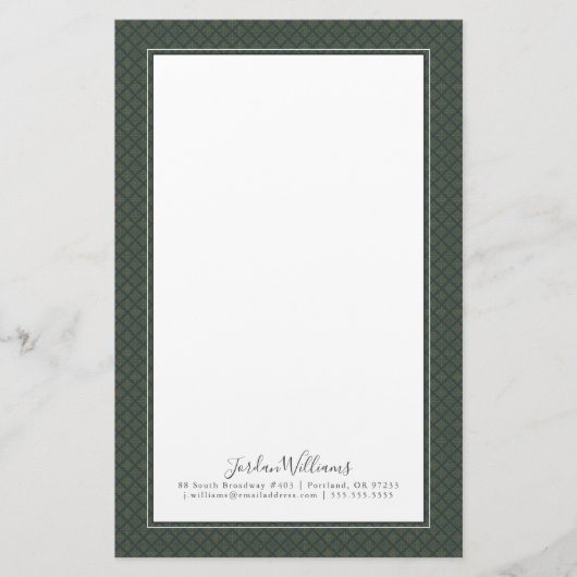 Papeterie Motif de noeud celtique élégant (Devant)