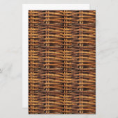 Papeterie Motif de panier d'osier (Devant / Derrière)