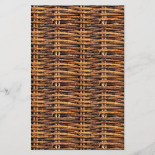 Papeterie Motif de panier d'osier
