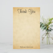 Papeterie Motif de parachutisme Mariage Merci (Debout devant)