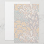 Papeterie Motif de plumes de paquetage Abstrait (Devant / Derrière)