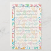 Papeterie Motif de restauration rapide (Devant / Derrière)