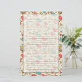 Papeterie Motif de Saint-Valentin avec le cupidon (Debout devant)