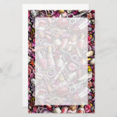 Papeterie Motif de studio de clou (Devant / Derrière)