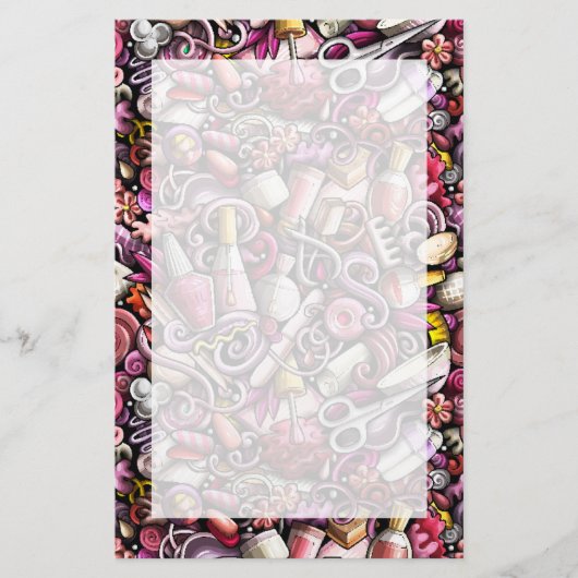 Papeterie Motif de studio de clou (Devant)