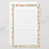 Papeterie Motif de vacances d'été (Devant / Derrière)