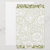 Papeterie Motif de vert de mauve de William Morris (Devant / Derrière)