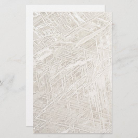 Papeterie Motif de Widmanstätten (Devant / Derrière)