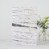 Papeterie Motif d'écorce de bouleau (Debout devant)