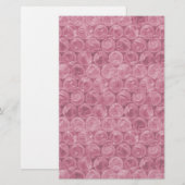 Papeterie Motif d'enveloppement de bulle rose (Devant / Derrière)