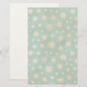Papeterie motif des étoiles (Devant / Derrière)
