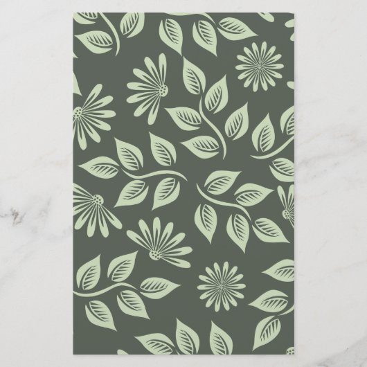 Papeterie Motif des fleurs de printemps (Devant)