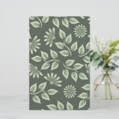 Papeterie Motif des fleurs de printemps (Debout devant)