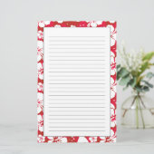 Papeterie Motif des fleurs d'Hibiscus (Debout devant)