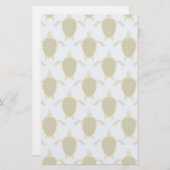 Papeterie Motif Des Tortues De Mer (Devant / Derrière)