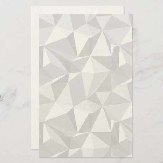 Papeterie Motif diamant - Polygone Abstrait (Devant / Derrière)