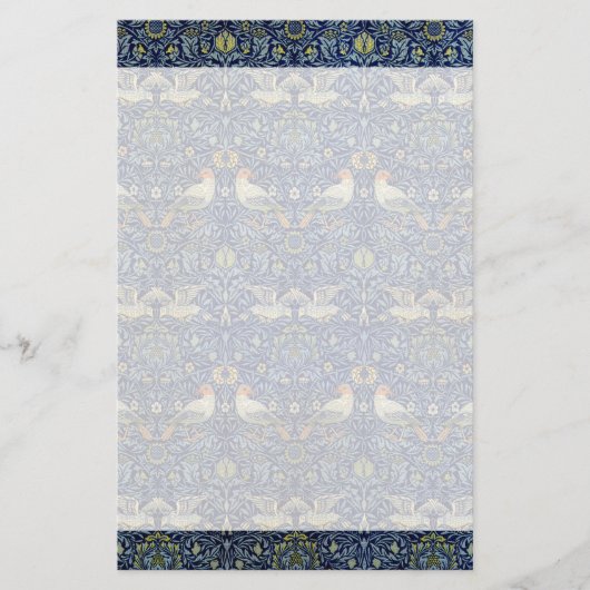 Papeterie Motif d'oiseaux William Morris (Devant)