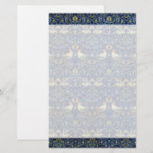 Papeterie Motif d'oiseaux William Morris (Devant / Derrière)
