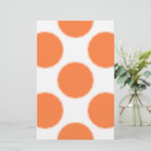 Papeterie Motif Dot Orange (Debout devant)