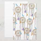 Papeterie Motif Dreamcatcher (Devant / Derrière)