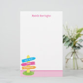 Papeterie Motif du camp d'été (Debout devant)