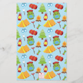 Papeterie Motif du camp d'été (Dos)