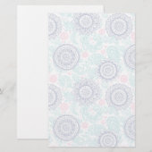 Papeterie Motif Ethnic Paisley (Devant / Derrière)