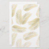 Papeterie Motif Feuille Gold Foil Palm (Devant / Derrière)