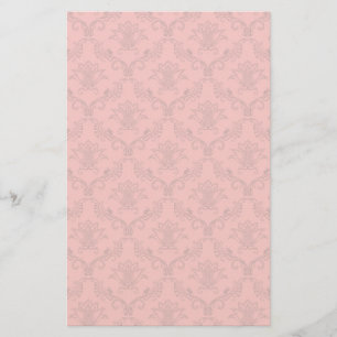 Papeterie Motif floral damassé