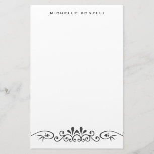 Papeterie Motif floral professionnel minimaliste moderne