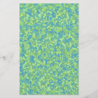 Papeterie Motif géométrique abstrait bleu vert